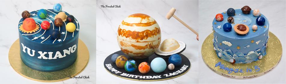 solar system cakes